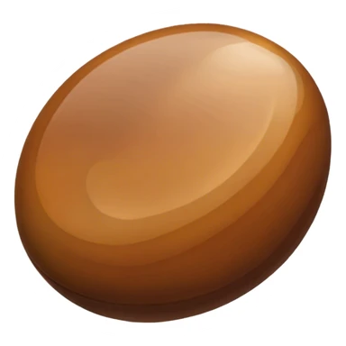 realistic seed, detailed macro close-up, textured patterns, shades of brown and beige, oval-shaped, glossy, studio lighting, sharp focus, high-resolution photography, isolated on neutral background sticker