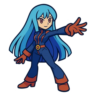 Kula Diamond from King of Fighters sticker