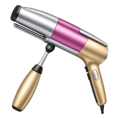 hair styling tool sticker