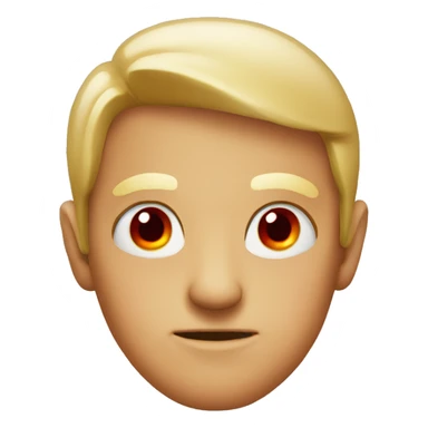 Red eyed emoji sticker