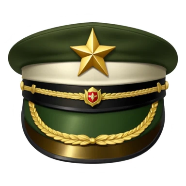 фуражка военная sticker