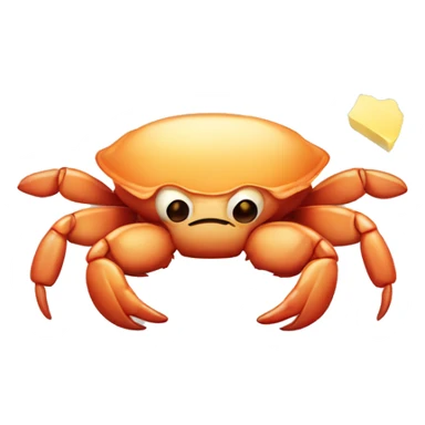 Crab and butter  sticker
