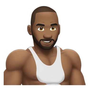 Francis Nganou qui met Ko Tyson Fury sticker