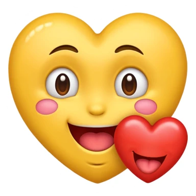 Um emoji babando de paixão sticker