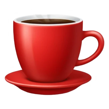 coffee in a red cup sticker