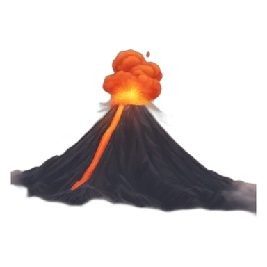 cat erupts volcano sticker