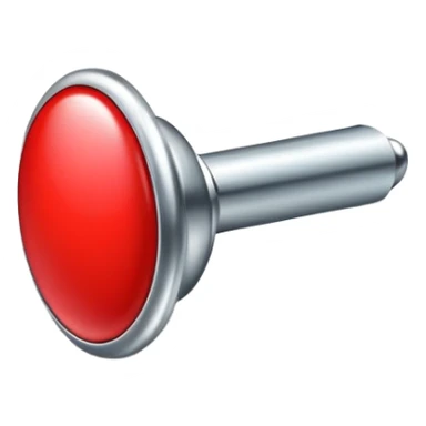 red round pushpin sticker
