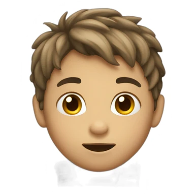 Un niño gritando sticker