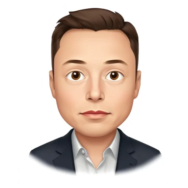 Black Elon musk light skin African American sticker