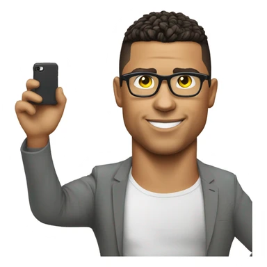 ronaldo qui a des lunettes sticker