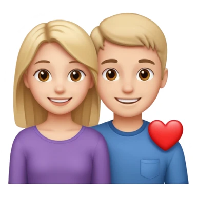 Ragazza e ragazzo innamorati  sticker