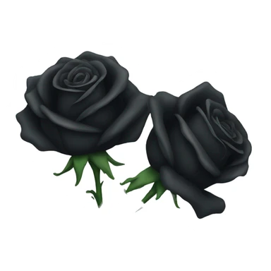 black rose sticker