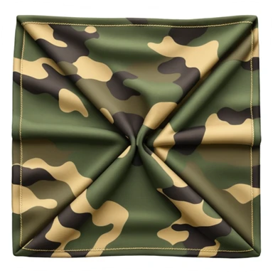 forrest camouflage bandana sticker