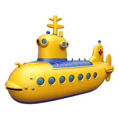 Yellow submarine sticker