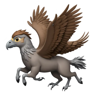 harry potter riding buckbeak sticker