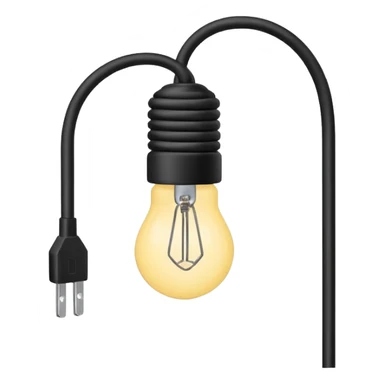 Hanging Light Cable sticker