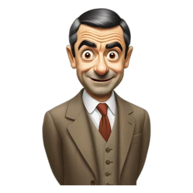 mr. bean sticker