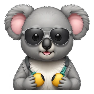 koala with sunglasses sticker