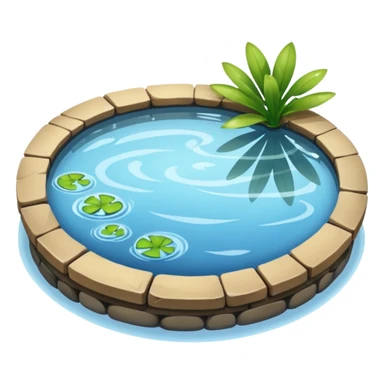 water pond sticker