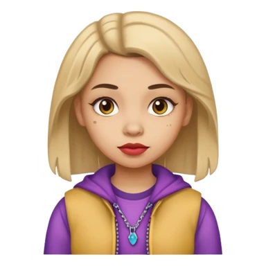 girl emoji , style , ugly outfit sticker