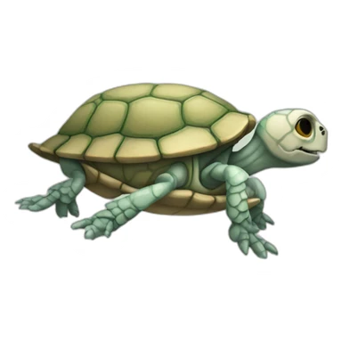 Skeleton of a turtle sticker