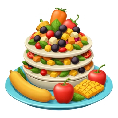 emoji for food service sticker