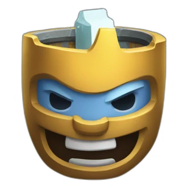 Roi clash royale sticker