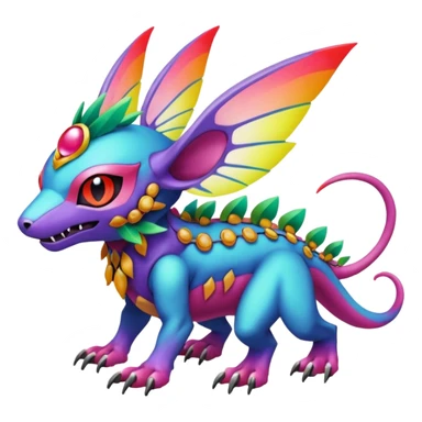 Fakémon-Pokémon-Spectrobes-Digimon-critter-fantasy-hybrid-creature  sticker