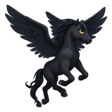 Pegasus of darkness sticker