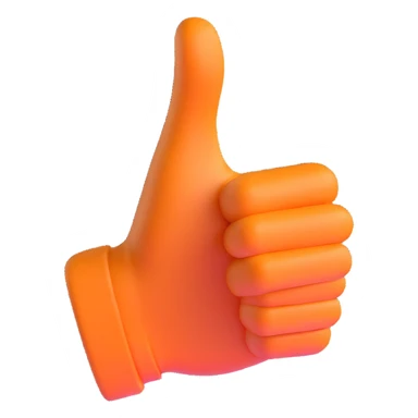 thumbs up symbol sticker