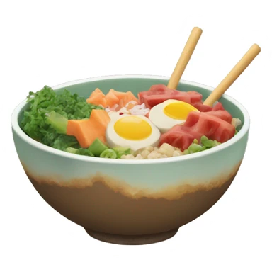 Poke bowl sticker
