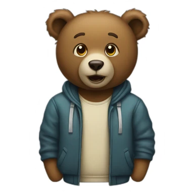 dropout bear sticker