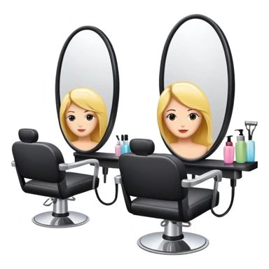 Hair salon sticker