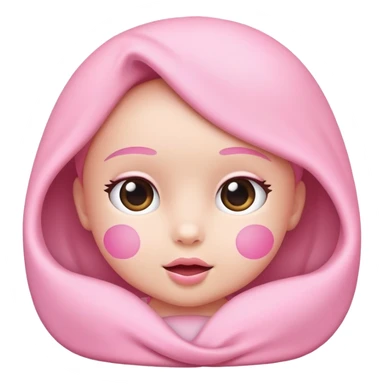 babypink wall poster sticker