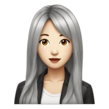 K pop female singer sticker