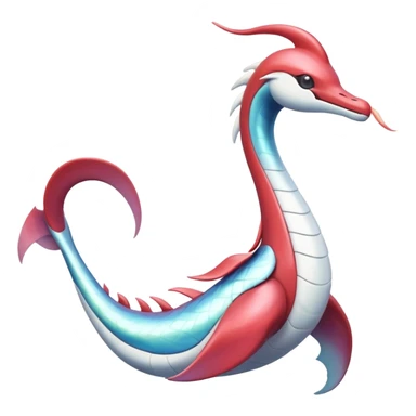 Milotic-Latias-Fakémon-hybrid-creature (full body)  sticker