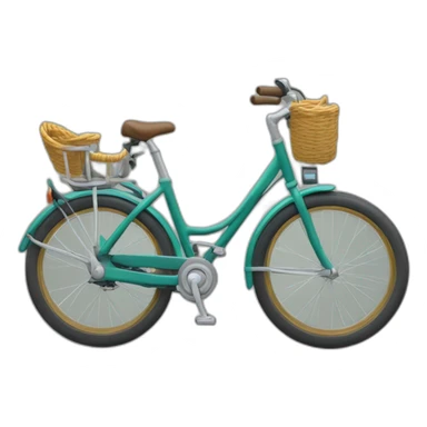 écureuil sur vélo sticker