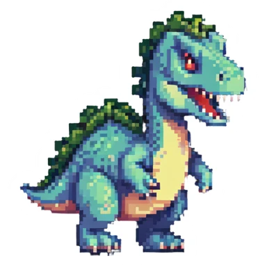 dinosaur with big toes sticker