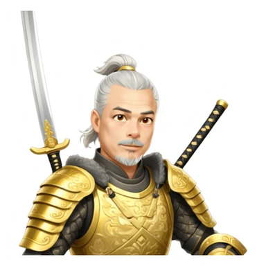 Golden Samurai sticker