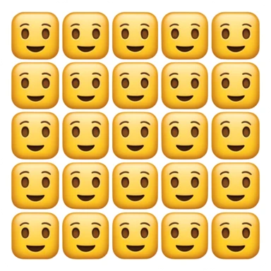 uzun bir emoji olsun böyle 8 tane emoji yan yana olsun kare kare sticker