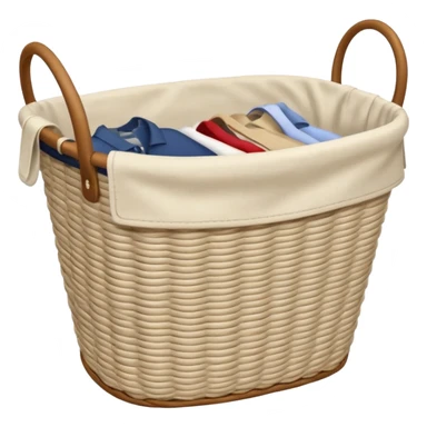 cotton laundry basket sticker