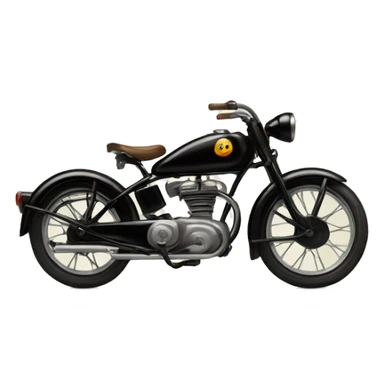  vintage black bike sticker