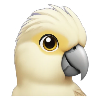 Cockatiel blush sticker