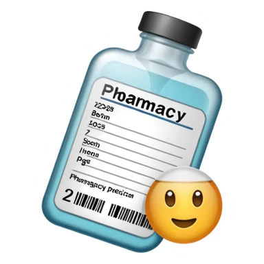 Pharmacy label sticker