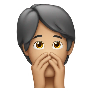 Holding your nose sticker