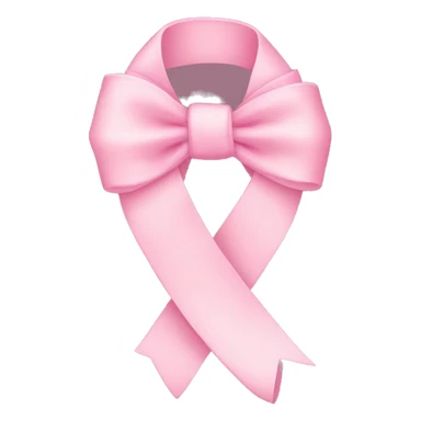 Baby Pink ribbon  sticker