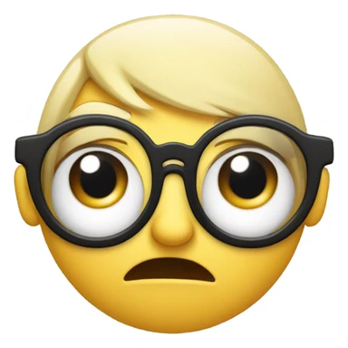 😳 but with big glasses sticker