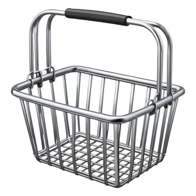 METAL SHOPPING BASKET sticker