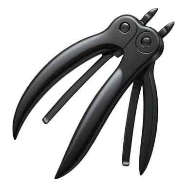 Clip claw for hair  sticker