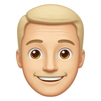 Head of happy dad sticker